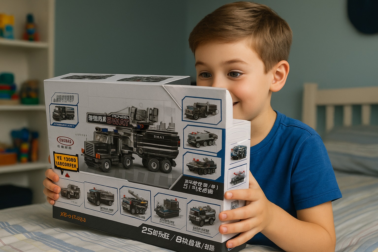 🚓👮‍♂️ Set 8 Modelos SWAT XINGBAO – Construye tu escuadrón 🚁💥