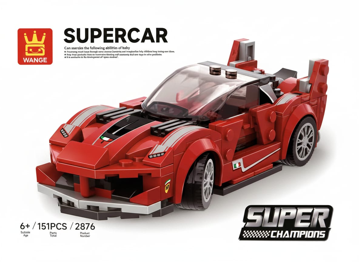 🏎️ Super Cars de Bloques – Arma tu propia colección