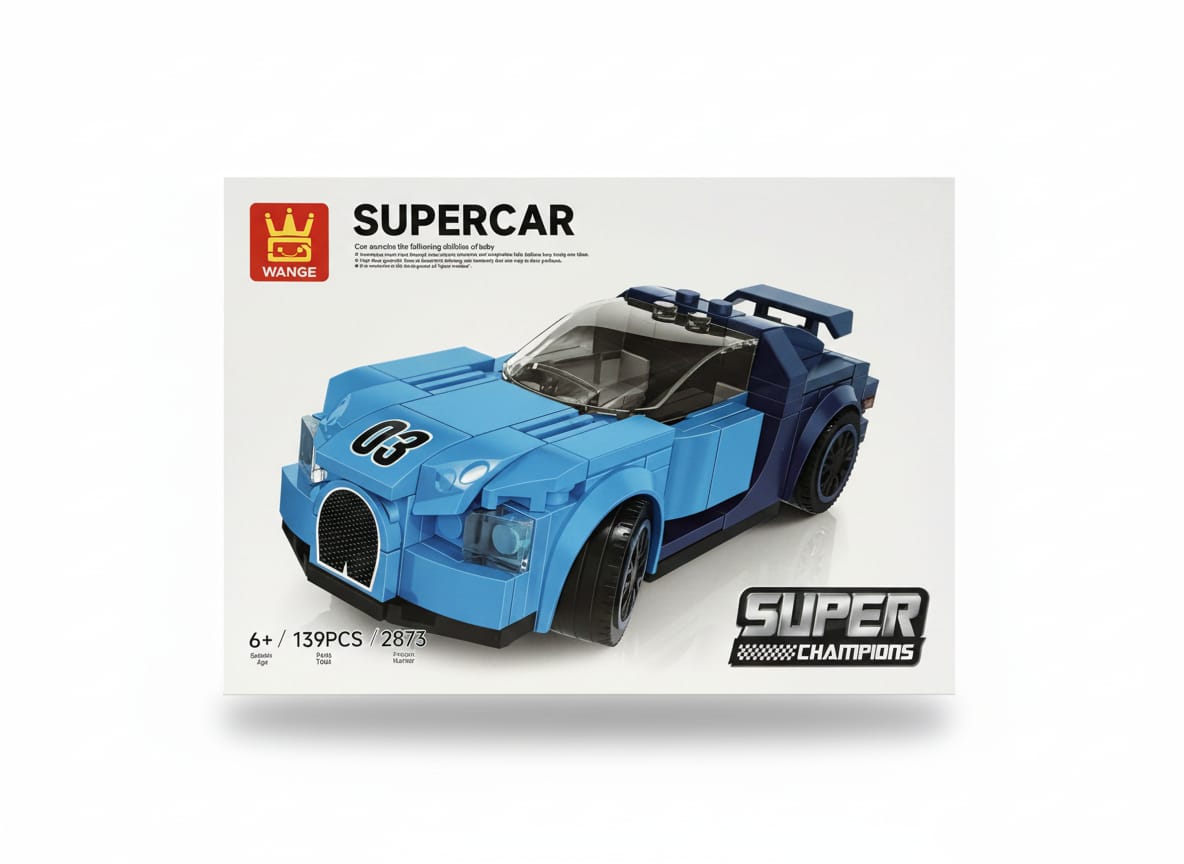 🏎️ Super Cars de Bloques – Arma tu propia colección