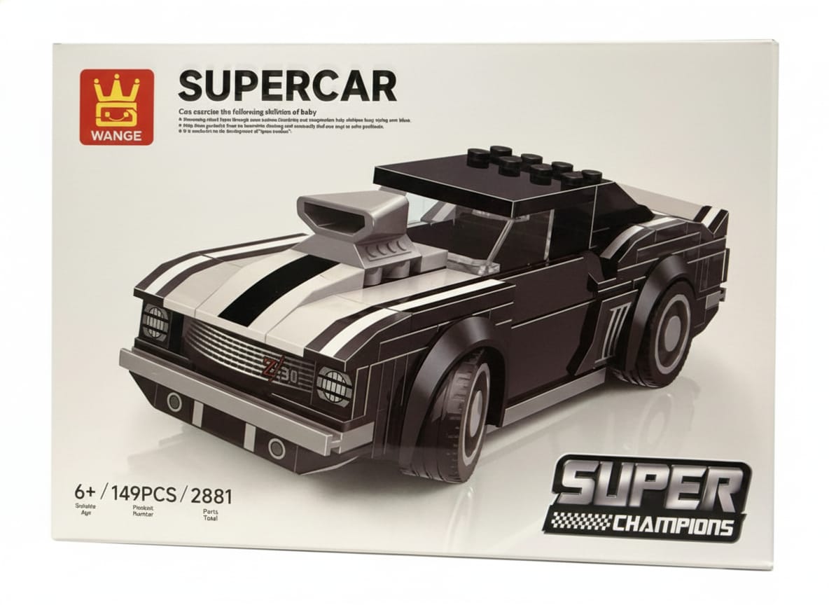 🏎️ Super Cars de Bloques – Arma tu propia colección