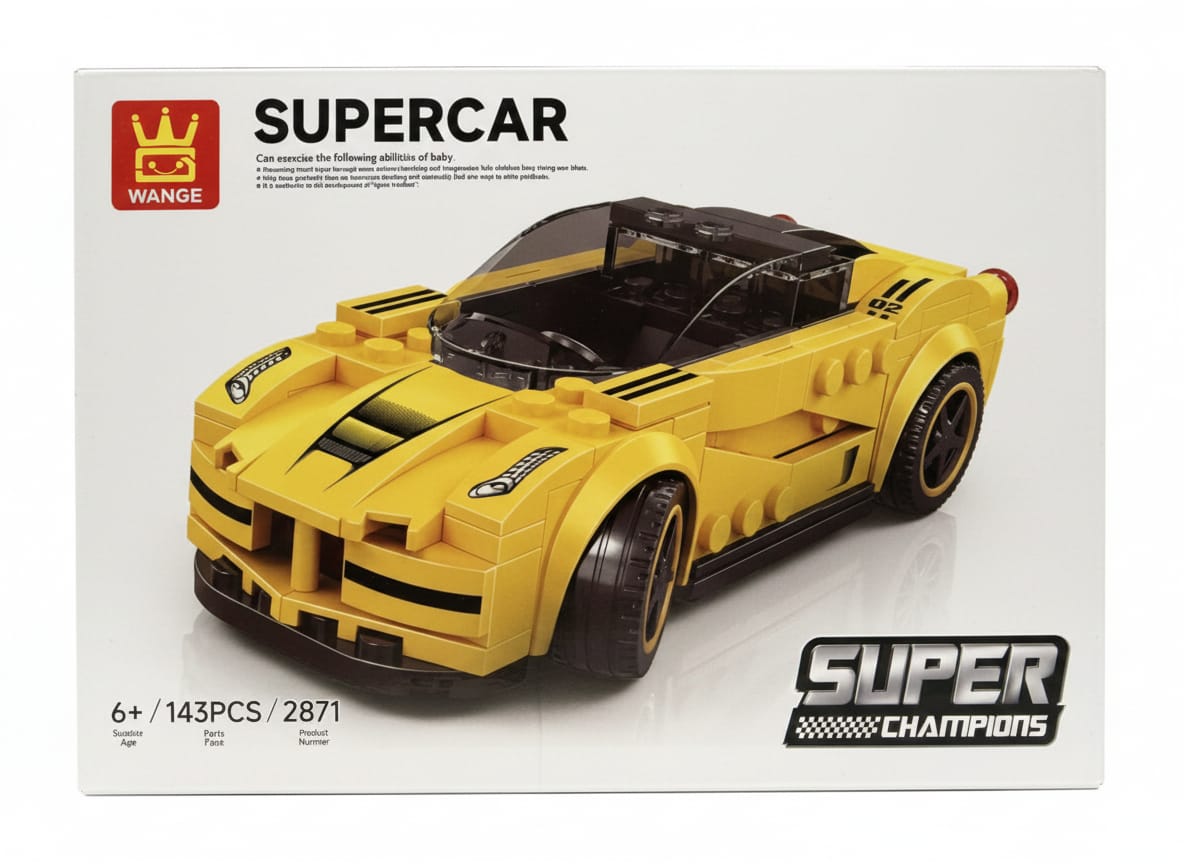 Juguete armable de autos