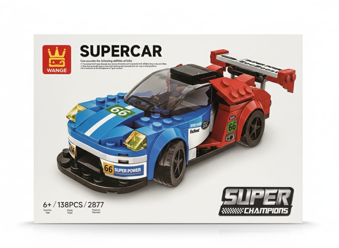 🏎️ Super Cars de Bloques – Arma tu propia colección