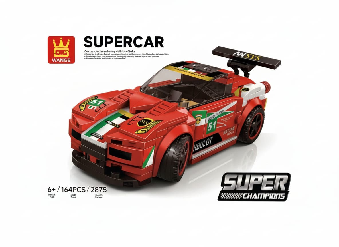 🏎️ Super Cars de Bloques – Arma tu propia colección